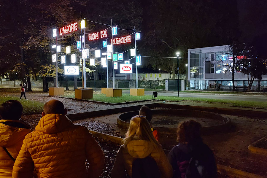 Natura in città sotto le Luci d’Artista